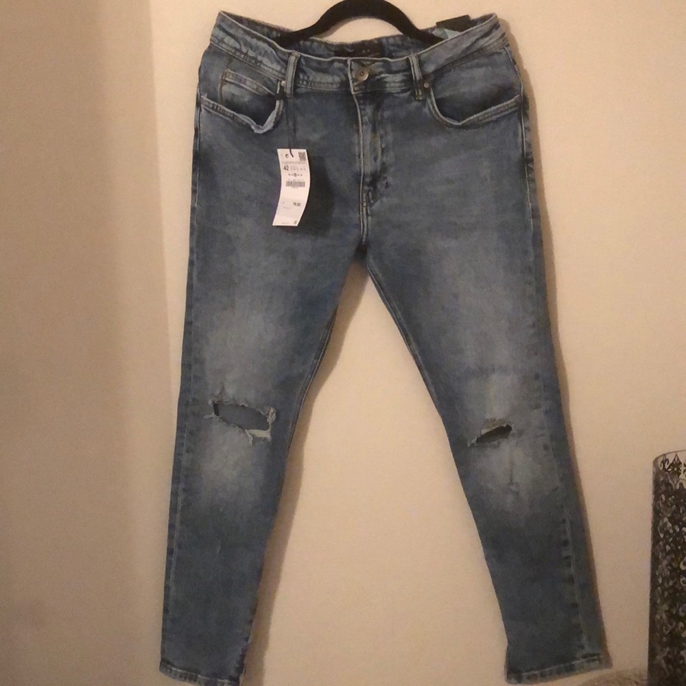 NWT Men’s Zara Skinny Cropped Jeans Size 32
